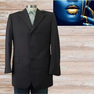 Montefino Uomo Suit Men's  Super 120's Wool Gray‎ Sz 36R